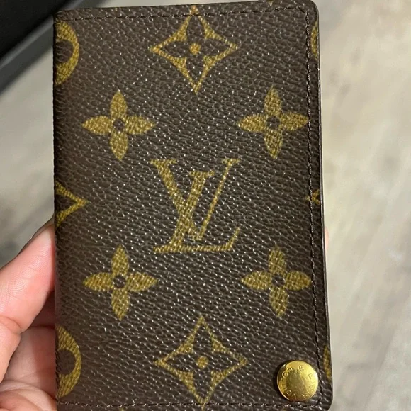 Louis Vuitton Slim Pocket Card Holder Monogram Canvas